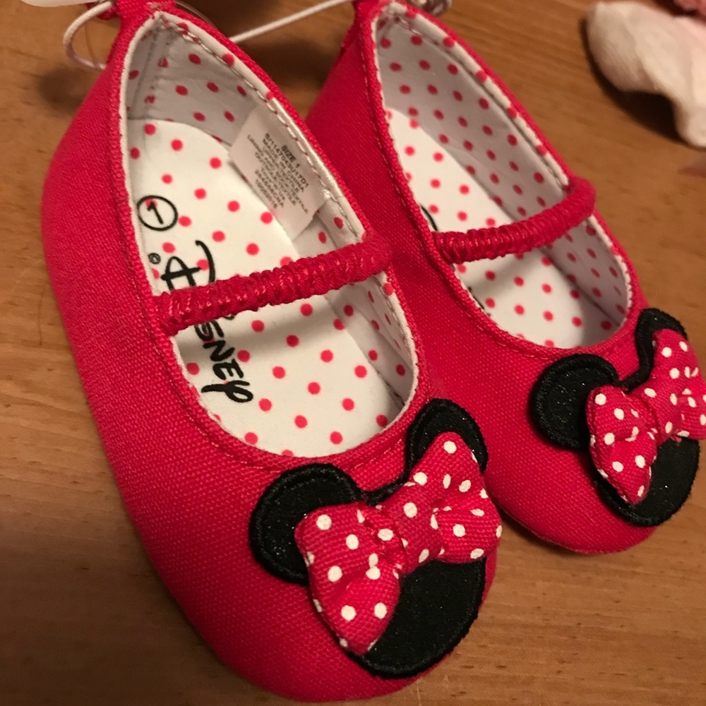Minnie Mouse baby girl shoes